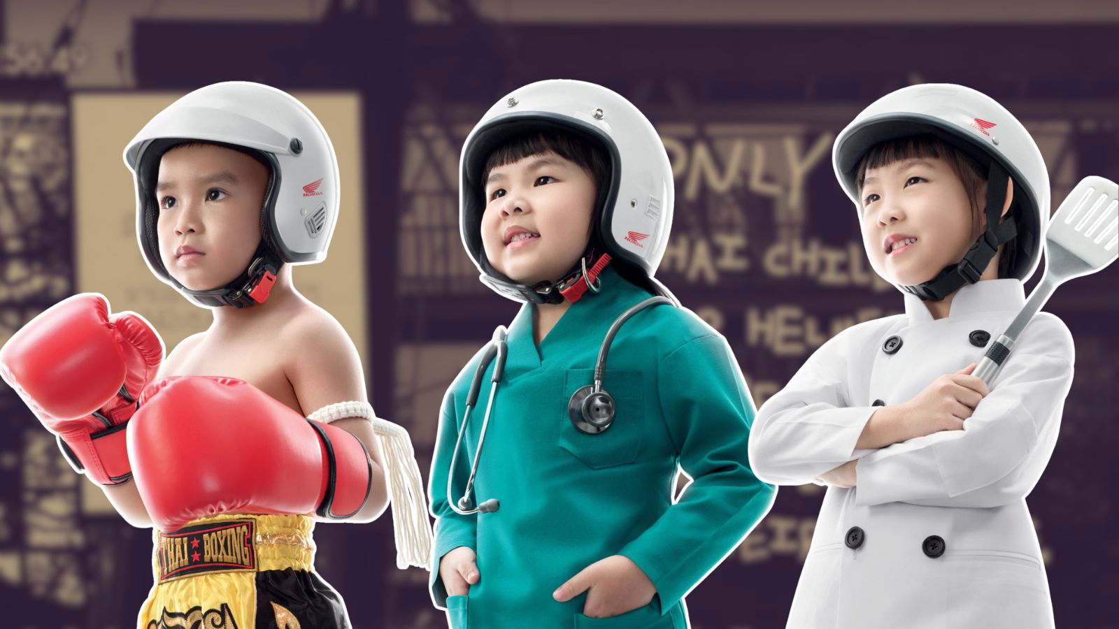 Honda, dentsu Thailand turn to childhood aspirations to promote motorcycle safety