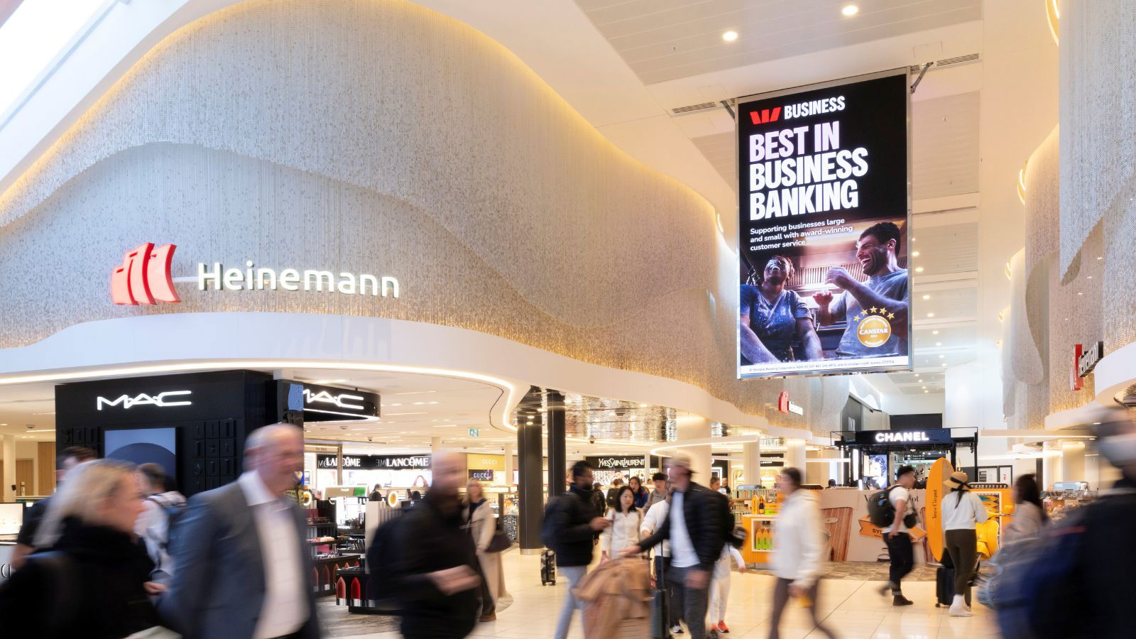JCDecaux unveils new digital assets at Sydney Airport