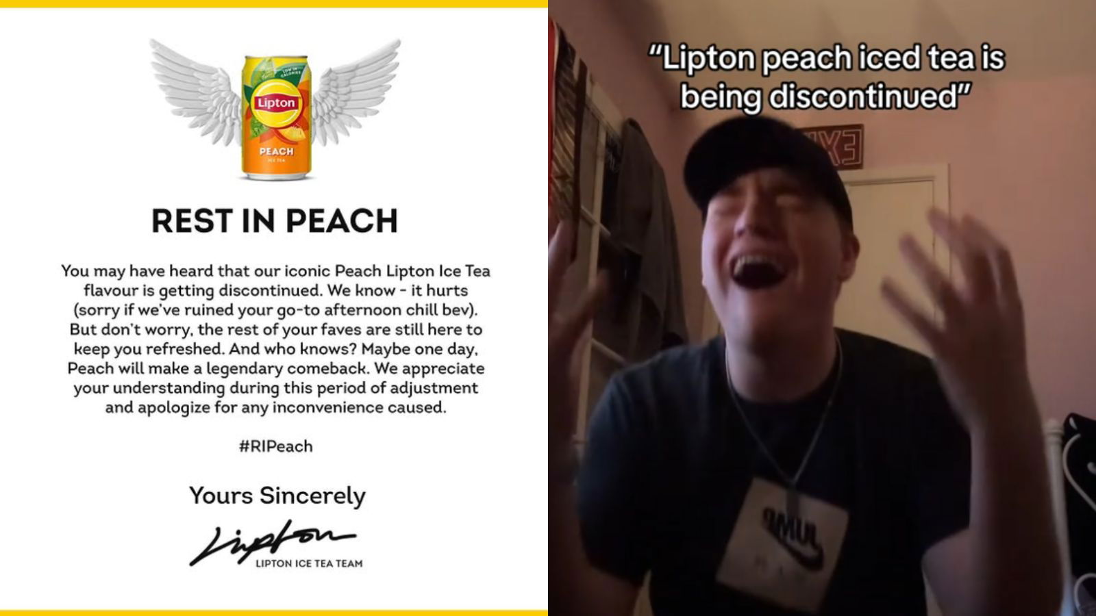 Lipton spills the tea on peachy April Fool's prank