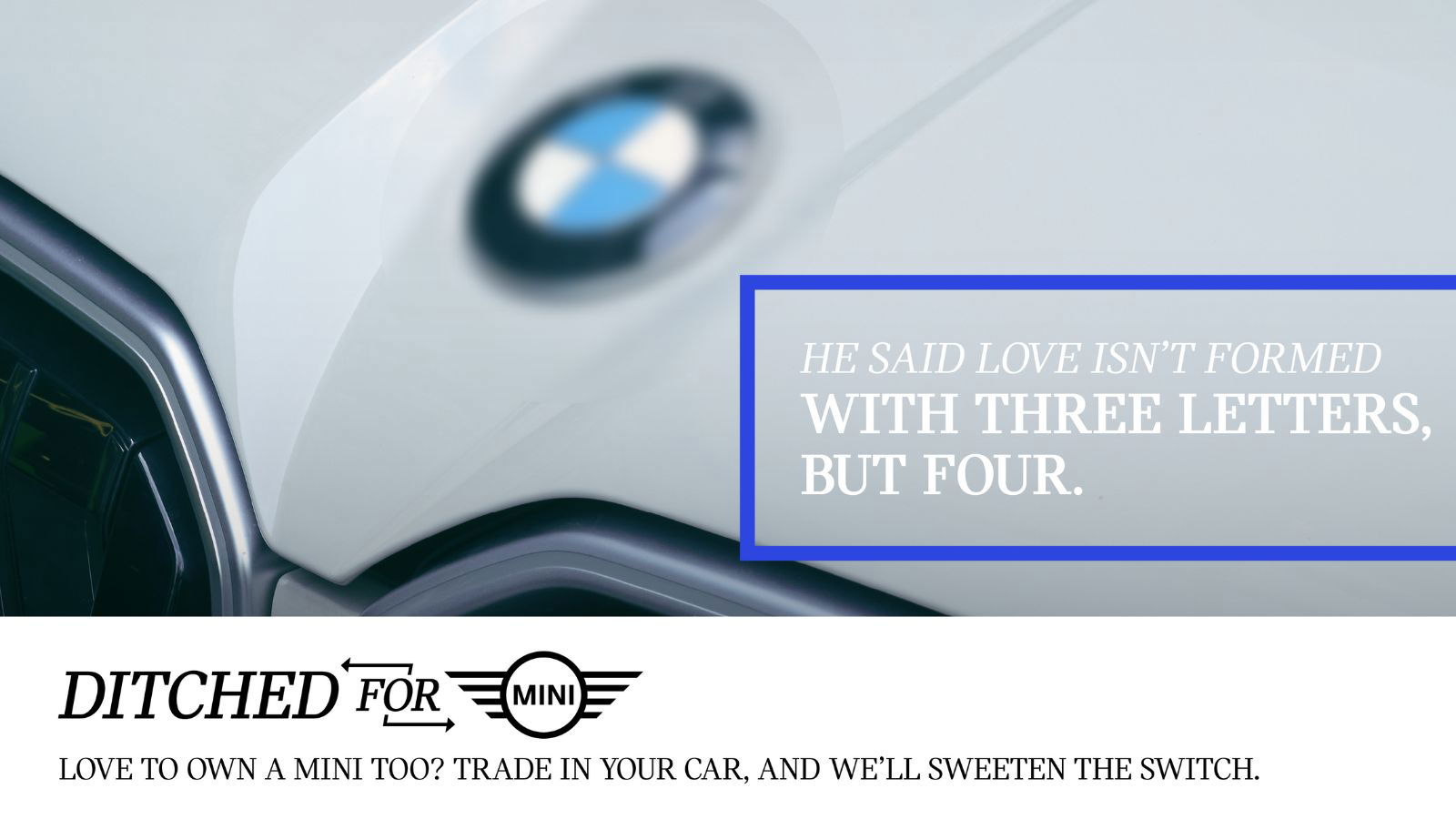 MINI sparks cheeky ad war with breakup billboards on traded-in cars 