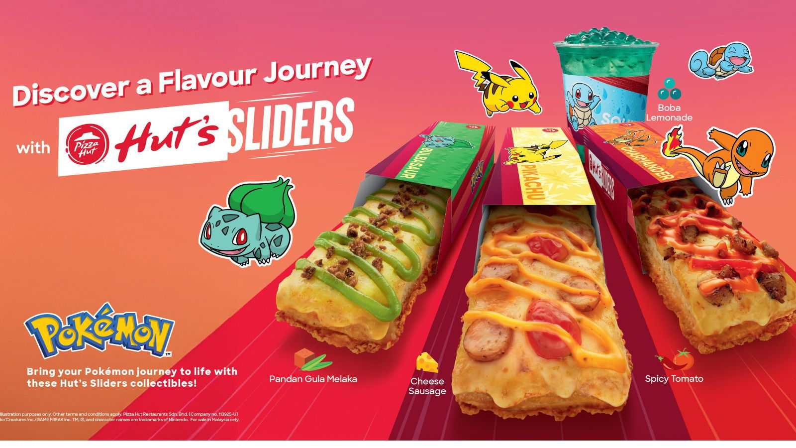 Pizza Hut Malaysia taps into Pokémon nostalgia for new Sliders campaign