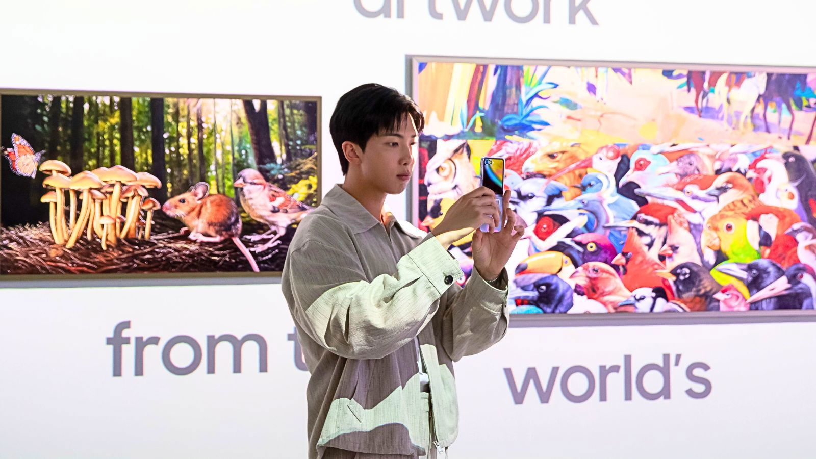 Samsung taps BTS’ RM as global ambassador for Art TVs