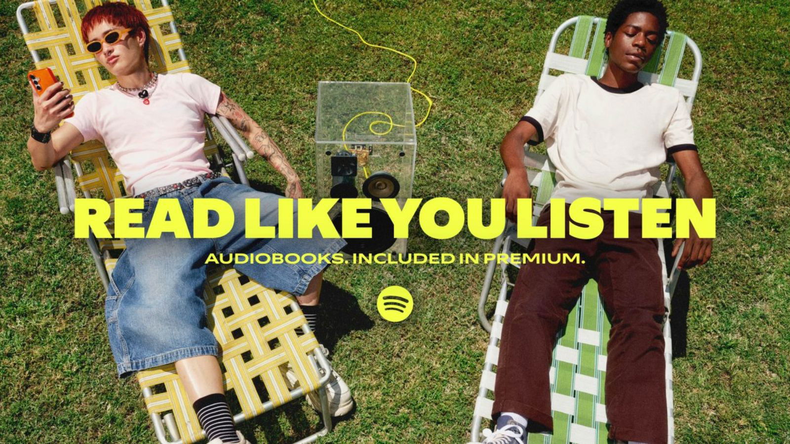 Spotify makes audiobooks feel like bangers in new campaign